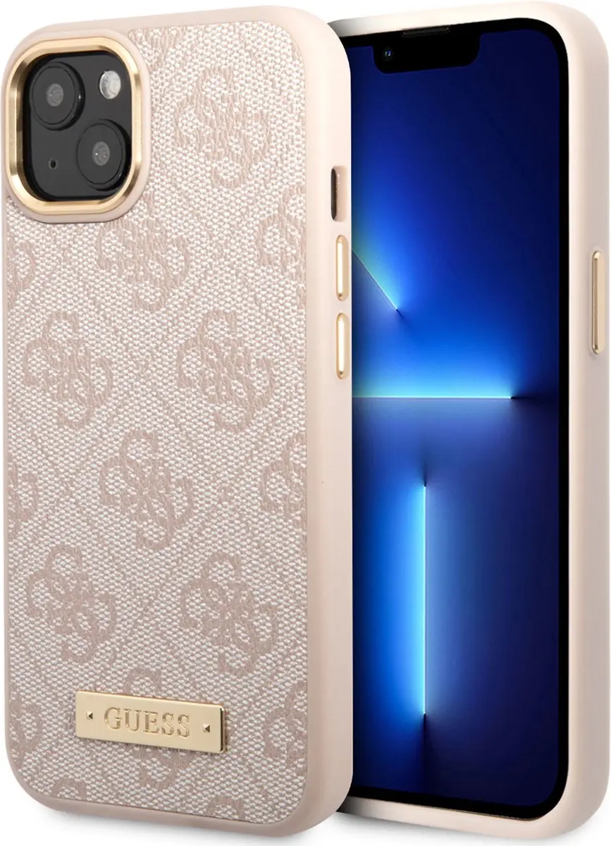 Guess 4G Plaque Back Case iPhone 14 Plus