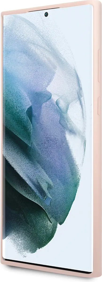 Guess Siliconen Hoesje Samsung Galaxy S22 Ultra - Roze - MPN 8652 - afbeelding 6 van 6