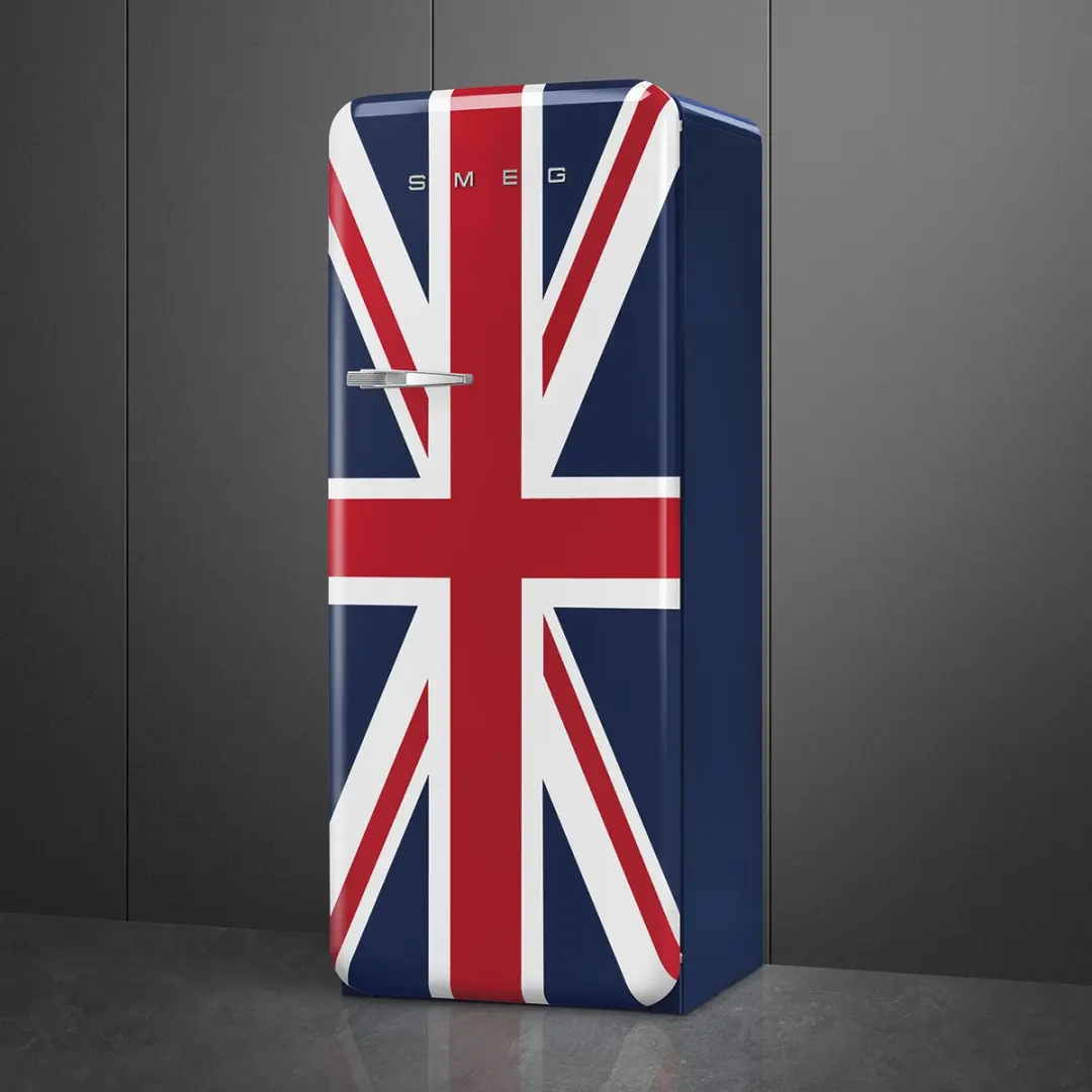 Smeg FAB28RDUJ5 Combi-koelkast 270L - Blauw/Rood/Wit