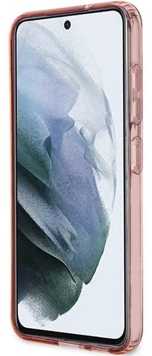 GUESS Flower Back Case Samsung Galaxy S23 Plus - Roze
