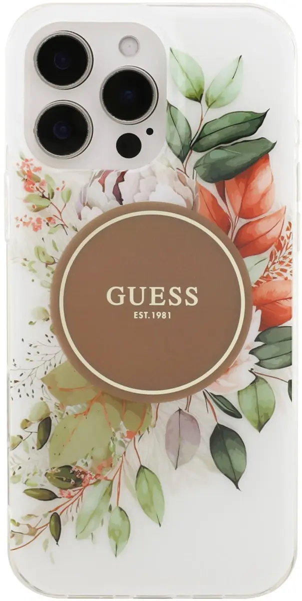 GUESS Telefoonhoesje iPhone 16 Pro Max - MagSafe - Bruin
