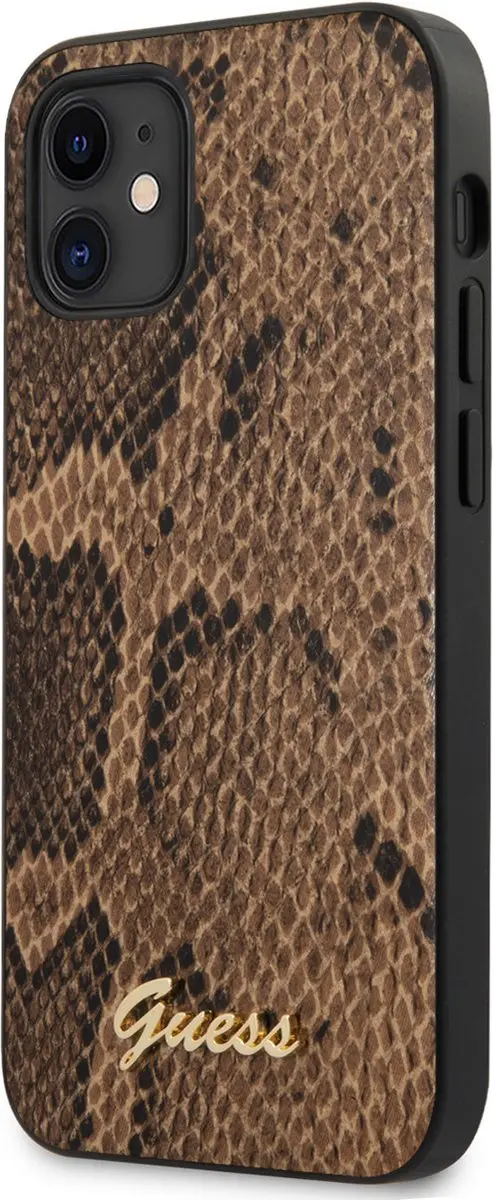 GUESS Hoesje iPhone 12 Mini - Carbon - S212-3