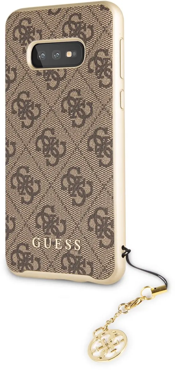 Guess Charms Back Cover S212-5 - Samsung Galaxy S10e - Bruin - afbeelding 3 van 6
