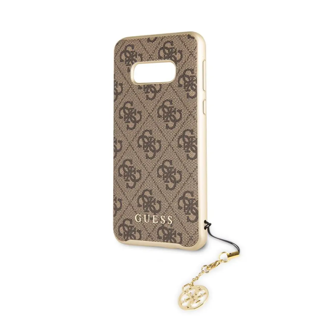 Guess Charms Back Cover S212-5 - Samsung Galaxy S10e - Bruin - afbeelding 2 van 6
