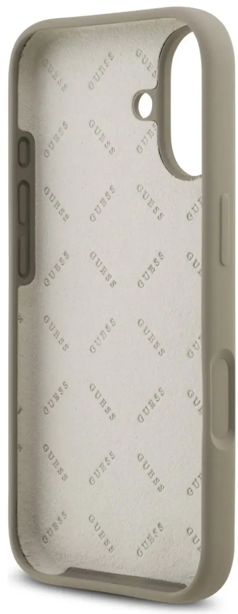 GUESS Siliconen Hoesje iPhone 17 - Botsingsbestendig - Zwart