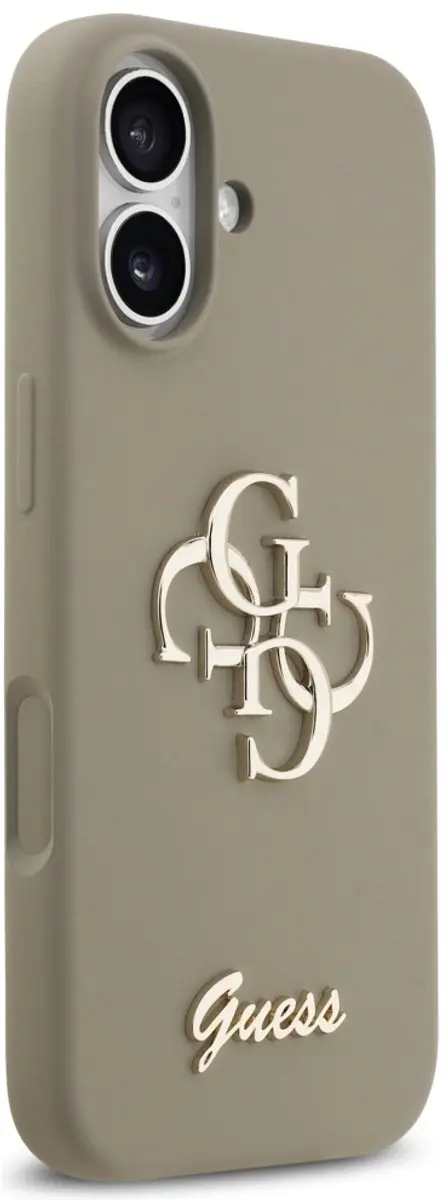 GUESS Siliconen Hoesje iPhone 17 - Botsingsbestendig - Zwart