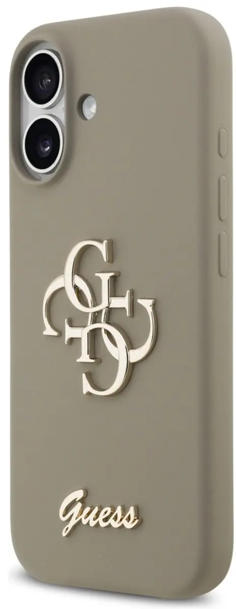 GUESS Siliconen Hoesje iPhone 17 - Botsingsbestendig - Zwart