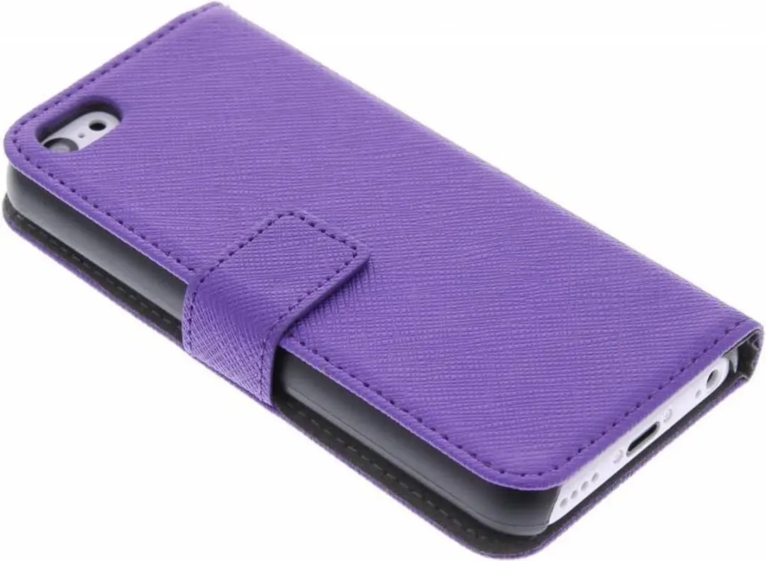 Guess Studded Folio Case S206-12 - iPhone 5C - Paars