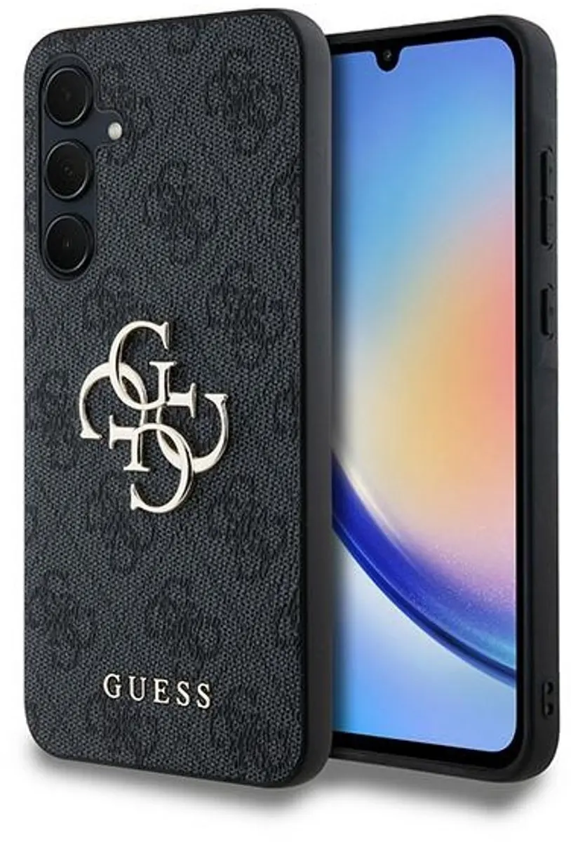 Guess GUHCSA354GMGGR Hoesje - Samsung Galaxy A35 4G - Grijs