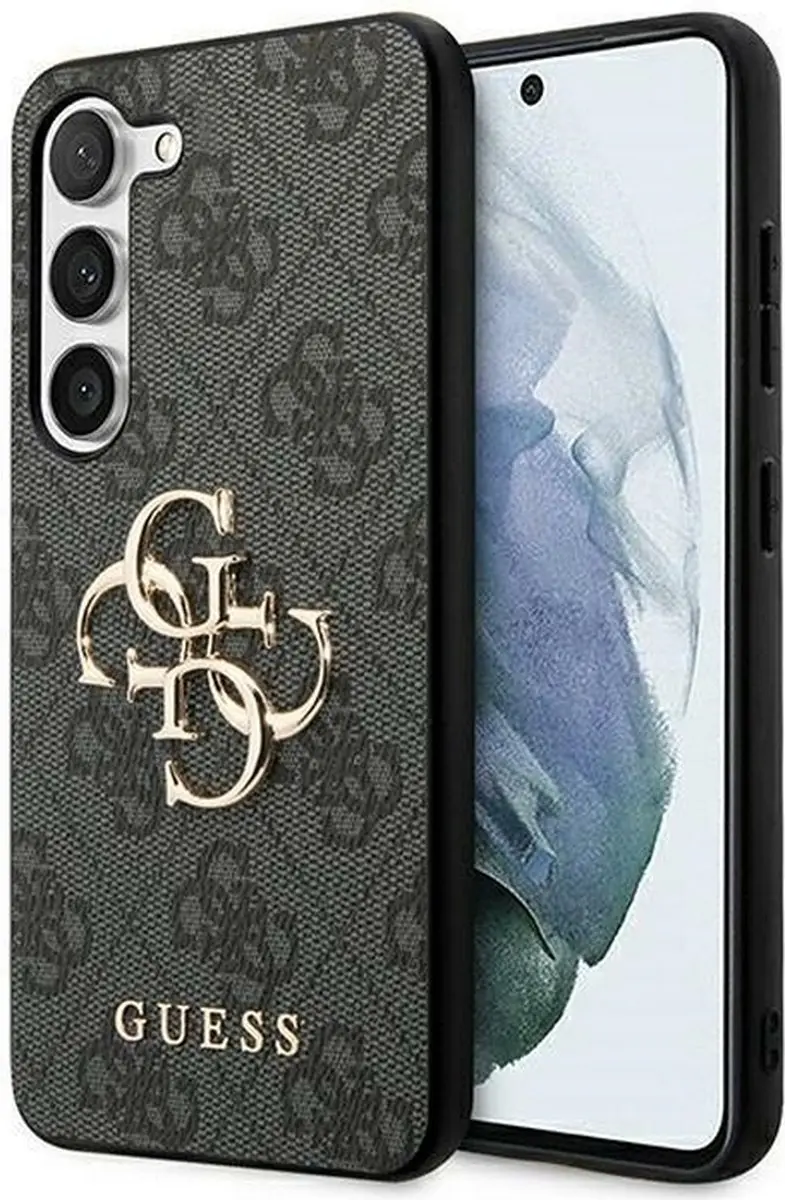 Guess GUHCSA354GMGGR Hoesje - Samsung Galaxy A35 4G - Grijs