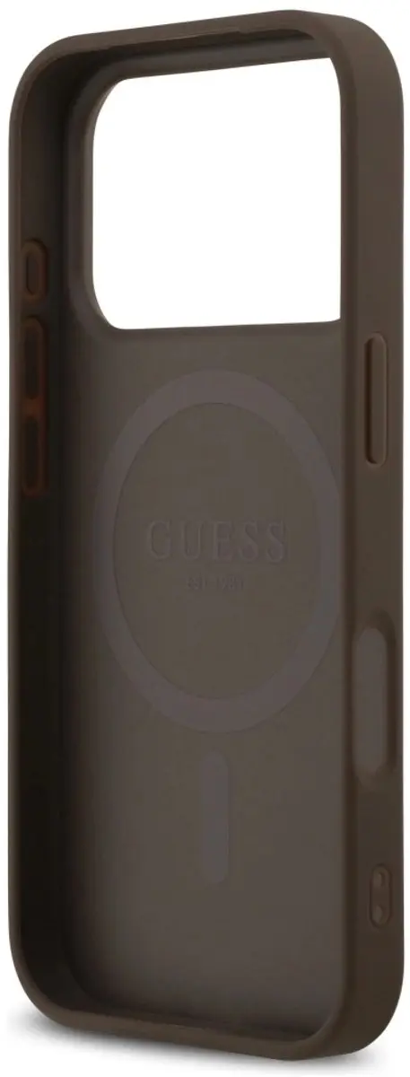 GUESS Back Cover iPhone 17 Pro - Bruin - MagSafe