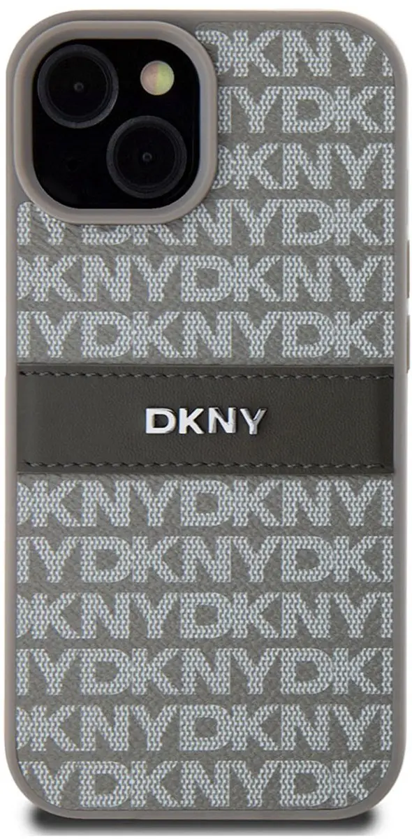 DKNY Textured Tonal Stripe Back Case Beige - DKHCP15SPRTHSLE