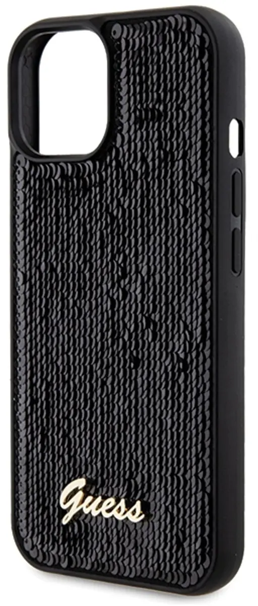 GUESS Sequins Back Case - iPhone 14 - Zwart - afbeelding 6 van 6