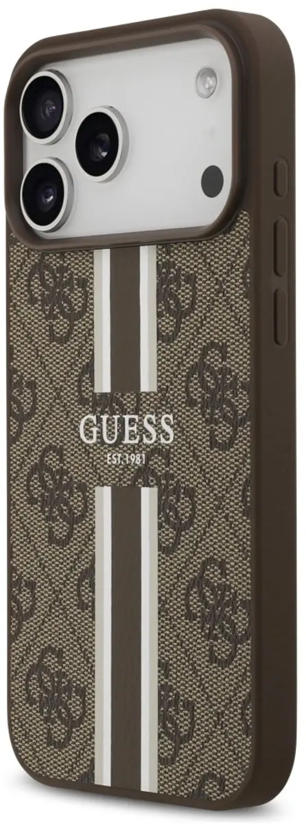 GUESS Hoesje iPhone 17 Pro Max - MagSafe Bruin