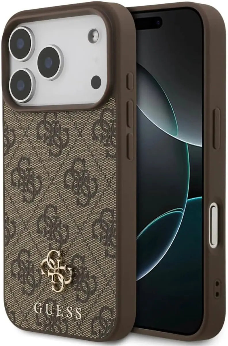 GUESS Back Cover Case iPhone 17 Pro Max - Bruin - MagSafe