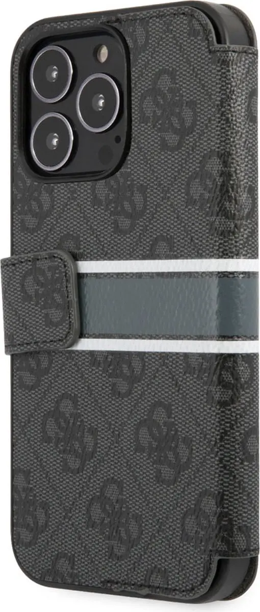 GUESS iPhone 13 Pro Max Bookcase Hoesje 7664 - Grijs