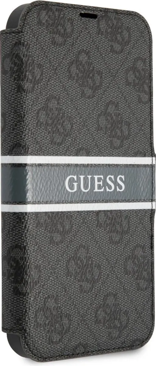GUESS iPhone 13 Pro Max Bookcase Hoesje 7664 - Grijs