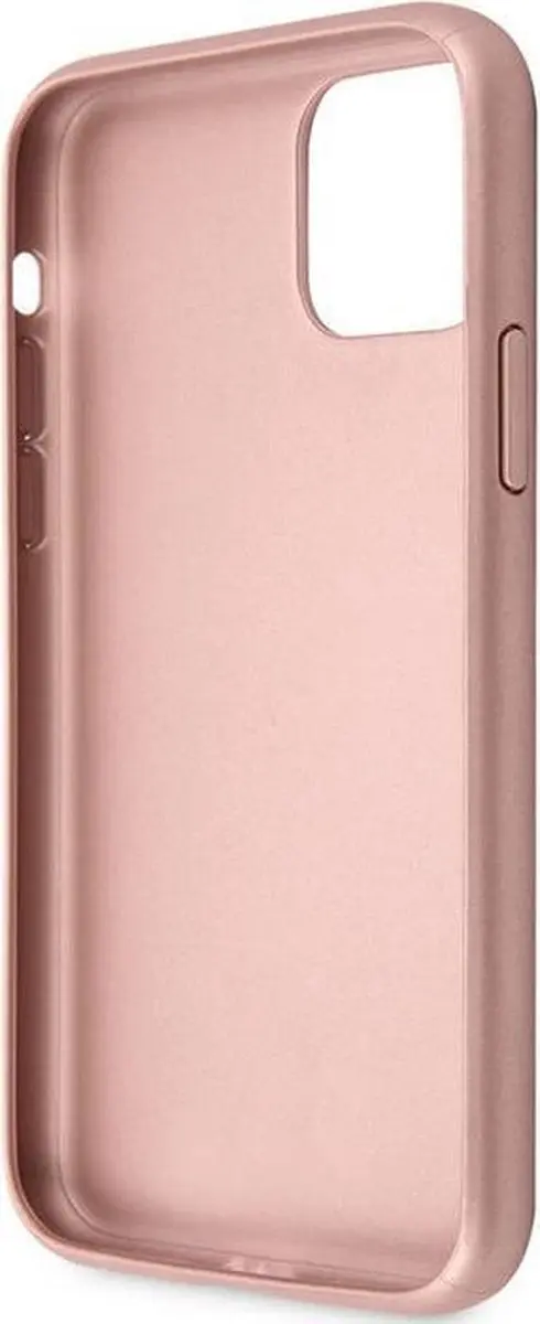 GUESS Saffiano Back Case - iPhone 11 Pro Roségoud
