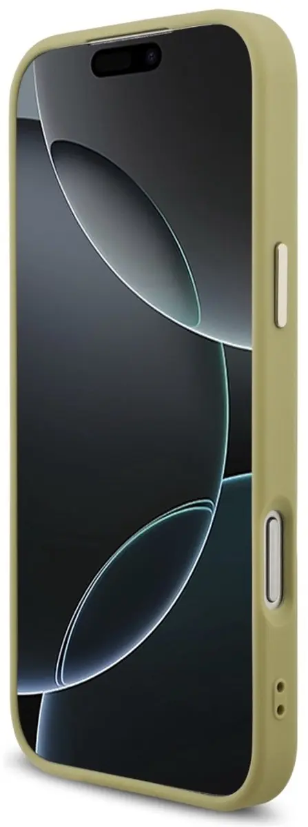 GUESS PU Fixed Glitter 4G Backcover - iPhone 17 Pro Max - Goud - 14704