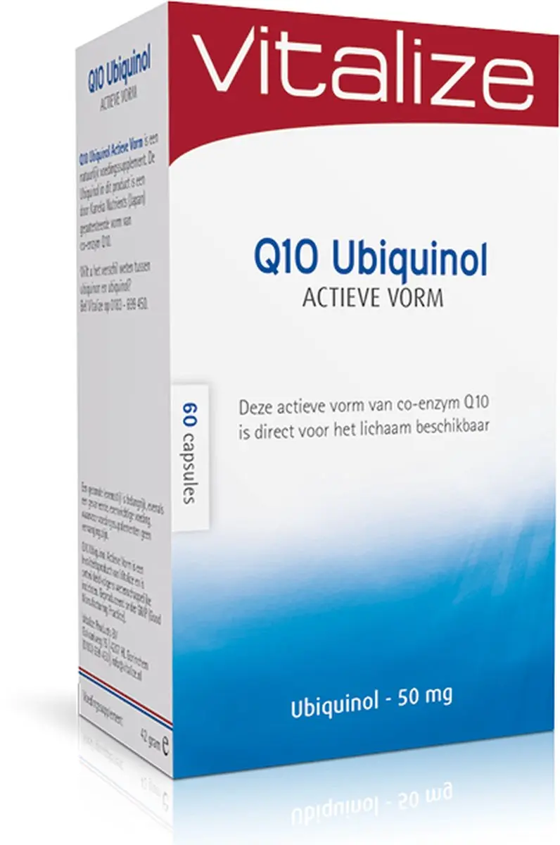 Vitalize Q10 Ubiquinol Actieve Vorm 60 Capsules