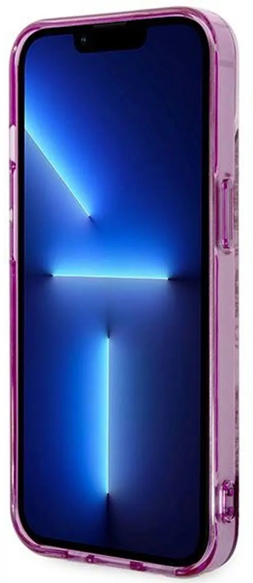 Guess Toile de Jouy Back Case - iPhone 14 Plus - Fuchsia