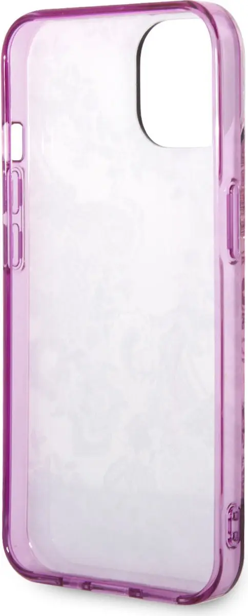 Guess Toile de Jouy Back Case - iPhone 14 Plus - Fuchsia