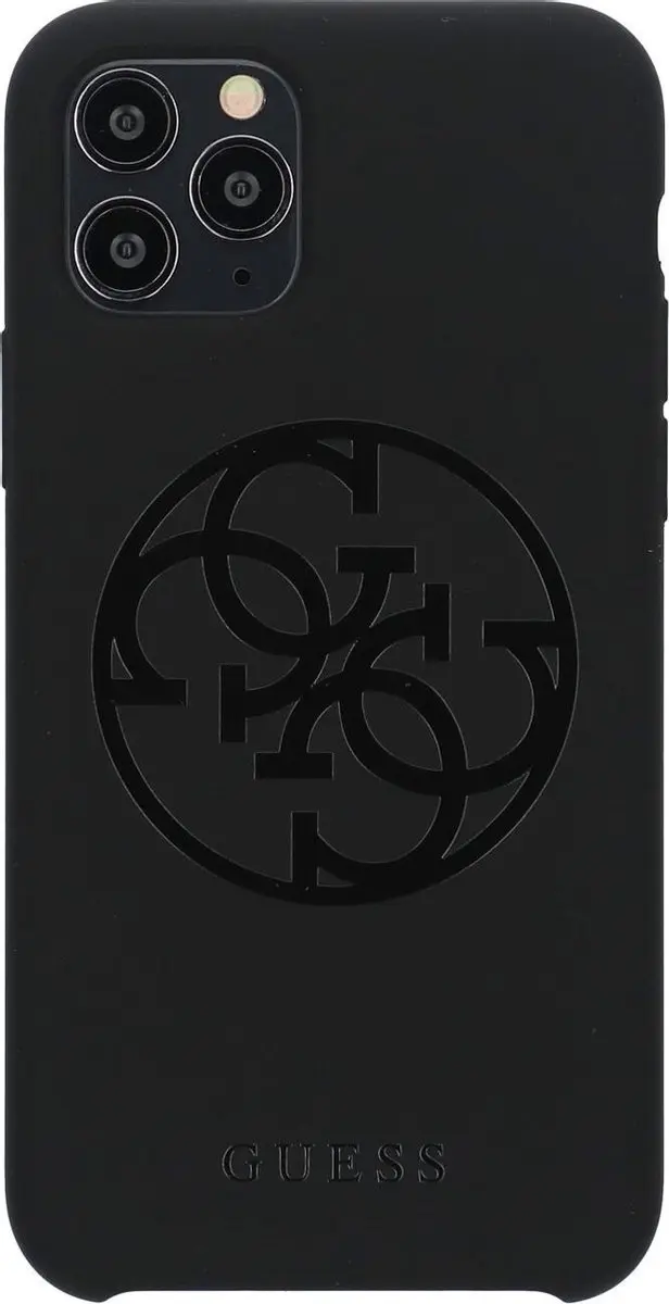 Guess Backcover Silicon iPhone 11 Pro - Zwart