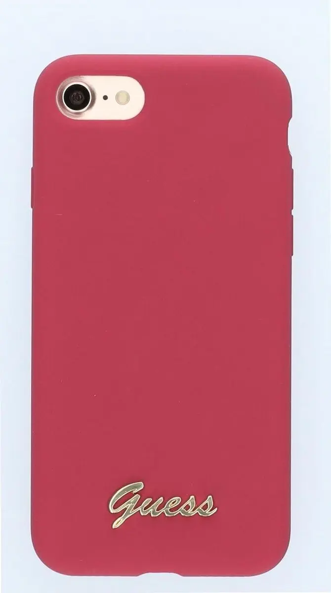 GUESS iPhone SE2/8 Hoesje - Donkerroze - S212-4