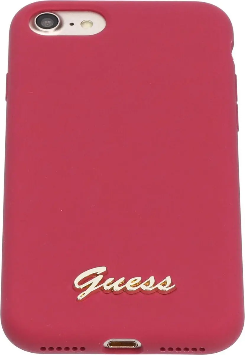 GUESS iPhone SE2/8 Hoesje - Donkerroze - S212-4