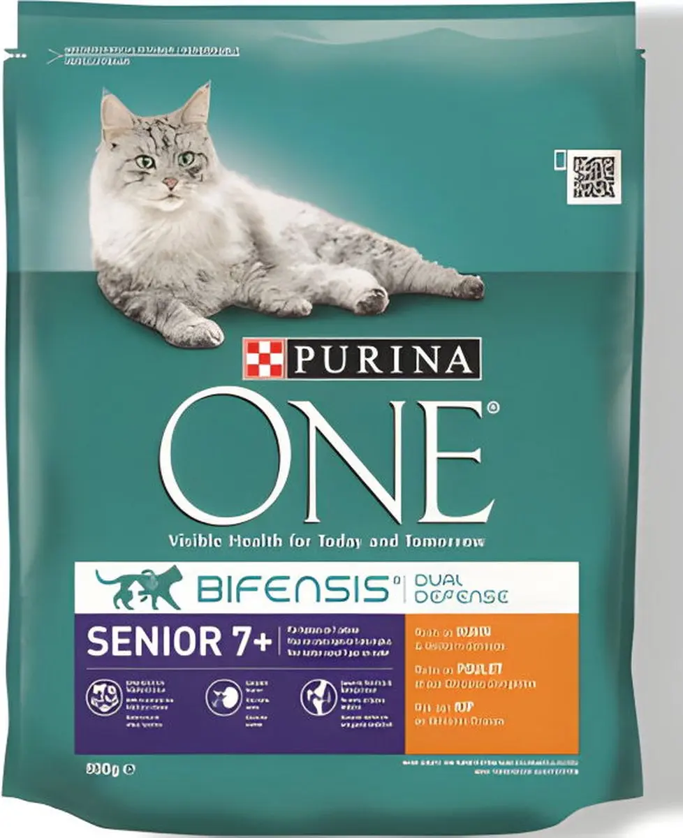 Purina ONE Senior Kip Volkoren Granen 800g