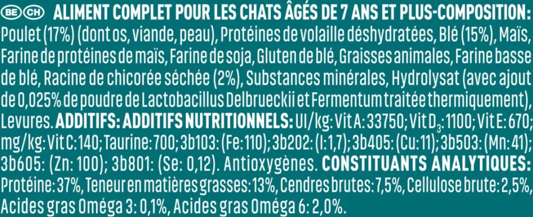 Purina ONE Senior Kip Volkoren Granen 800g