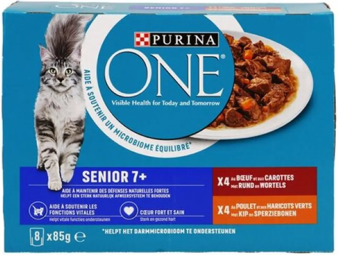 Purina 7+ Fijne Malse Reepjes Kip