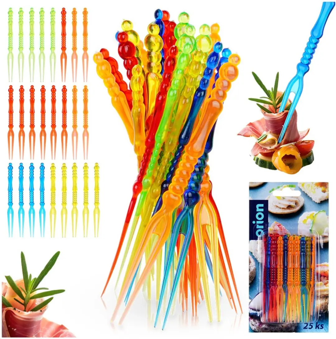 Orion Cocktailsset Vorken 25 Stuks - Veelkleurig