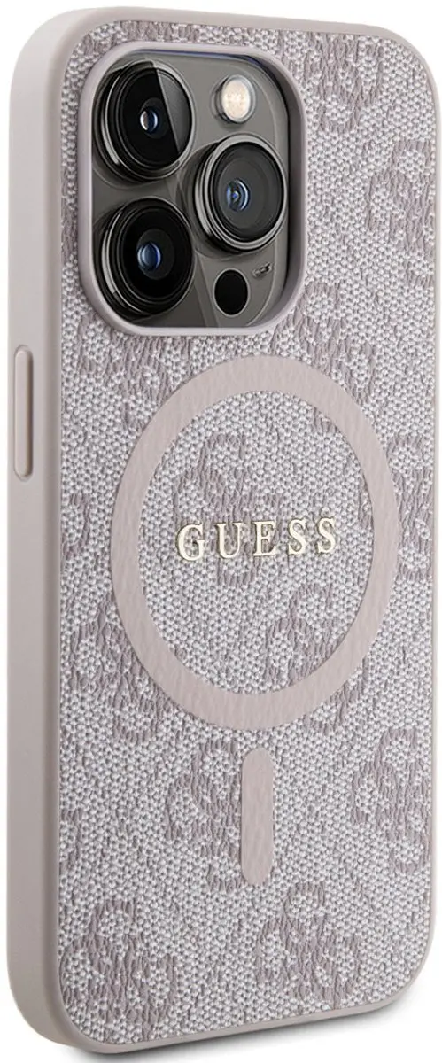 Guess iPhone 15 Pro Max Hoesje - MagSafe - Roze