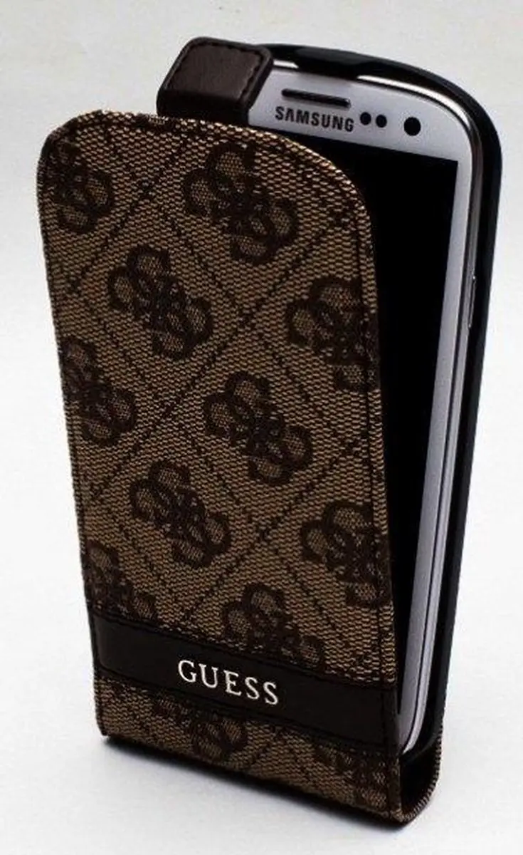 GUESS Hoesje Samsung Galaxy S3 Neo - Kunstleer Bruin