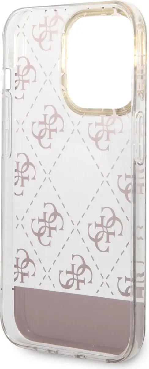 GUESS iPhone 14 Pro Hoesje - Roze - MagSafe
