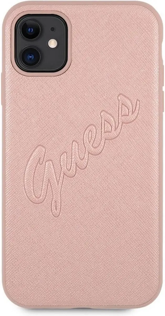 Guess Saffiano Vintage Back Case iPhone 11