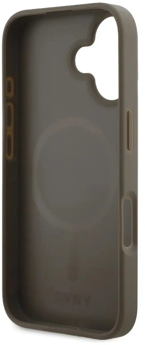 DKNY Backcover iPhone 16 - MagSafe - Bruin - afbeelding 6 van 6
