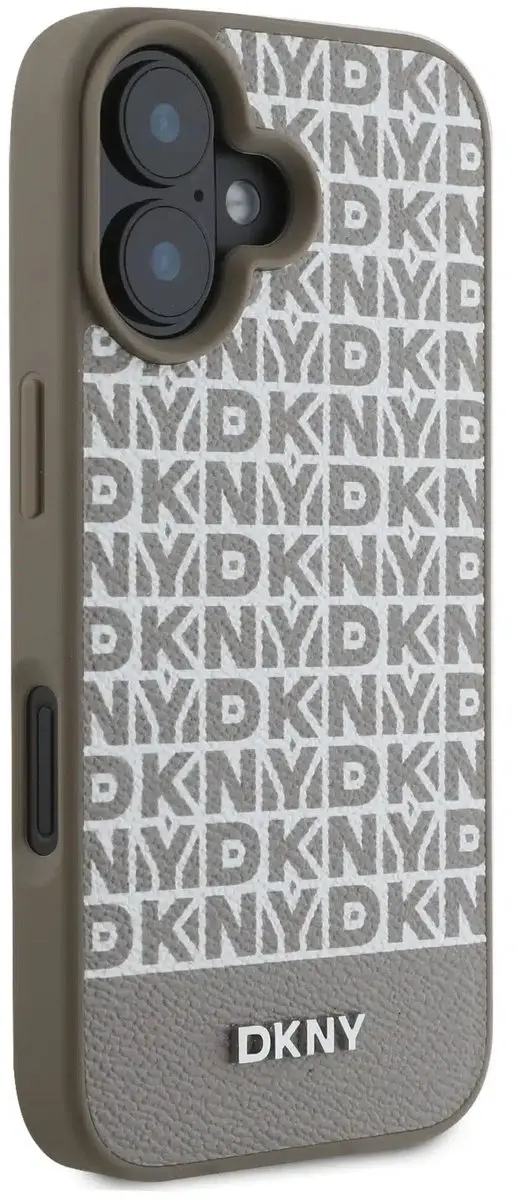 DKNY Backcover iPhone 16 - MagSafe - Bruin