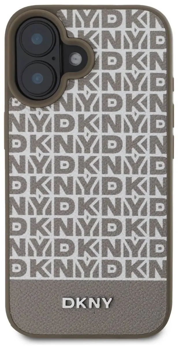 DKNY Backcover iPhone 16 - MagSafe - Bruin