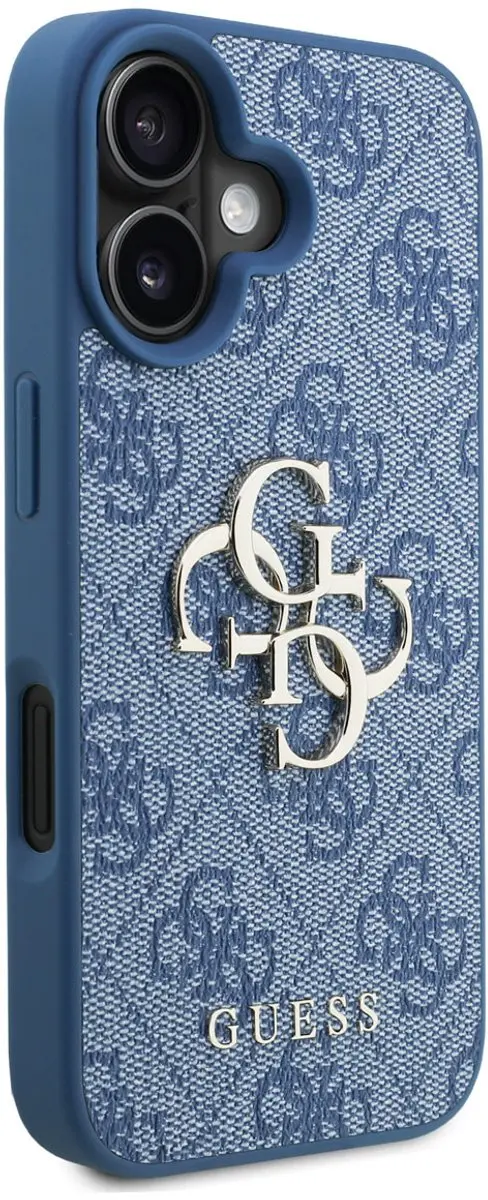 GUESS iPhone 16 Telefoonhoesje - Blauw - MPN 3666339526382