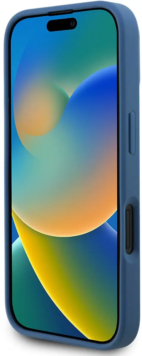 GUESS iPhone 16 Telefoonhoesje - Blauw - MPN 3666339526382