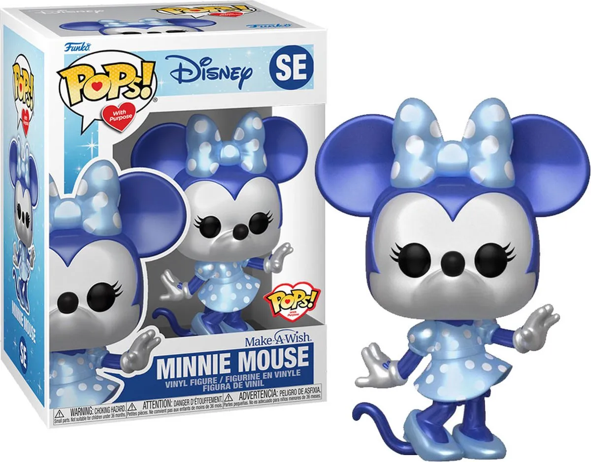 Funko Mickey Mouse Make A Wish POP! Metallic - Blauw