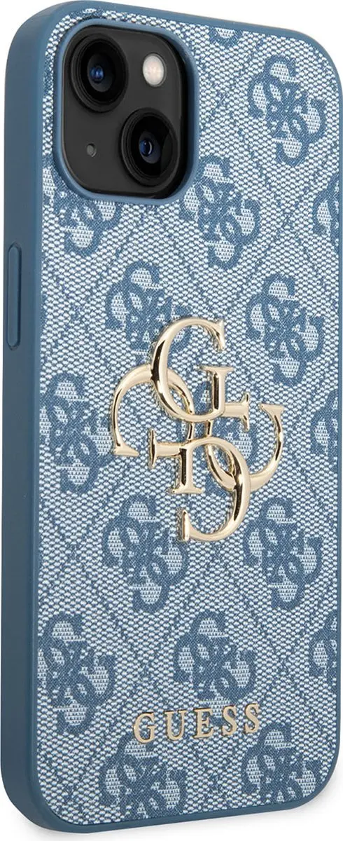 GUESS iPhone 15 TPU Back Cover - Blauw GUP154GBMLBL - afbeelding 3 van 6