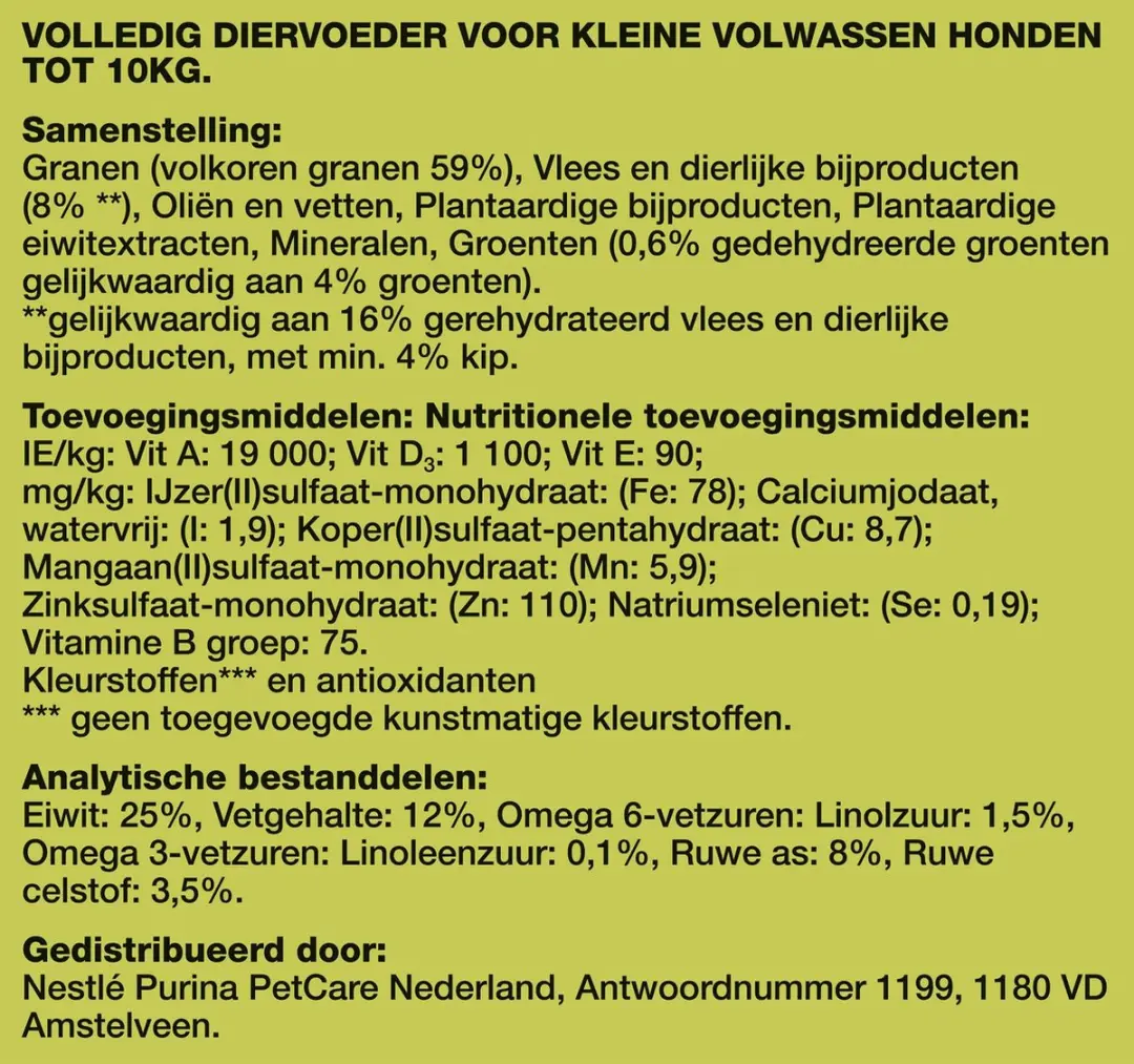 Bonzo Mini Menu Kip & Groenten Hondenvoer - 3x1,5kg