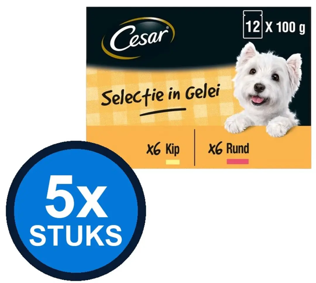 César Natvoer Adult Gele Pouch