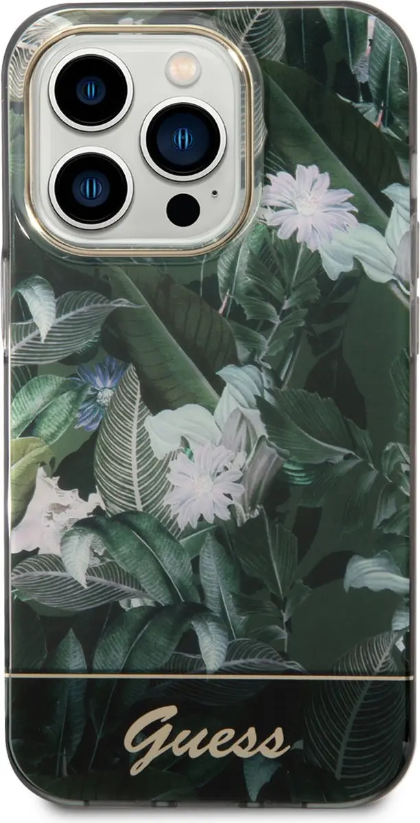 GUESS iPhone 14 Pro TPU-hoesje - Groen - MagSafe