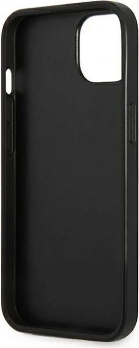 GUESS Saffiano iPhone 13 Hoesje - Zilver