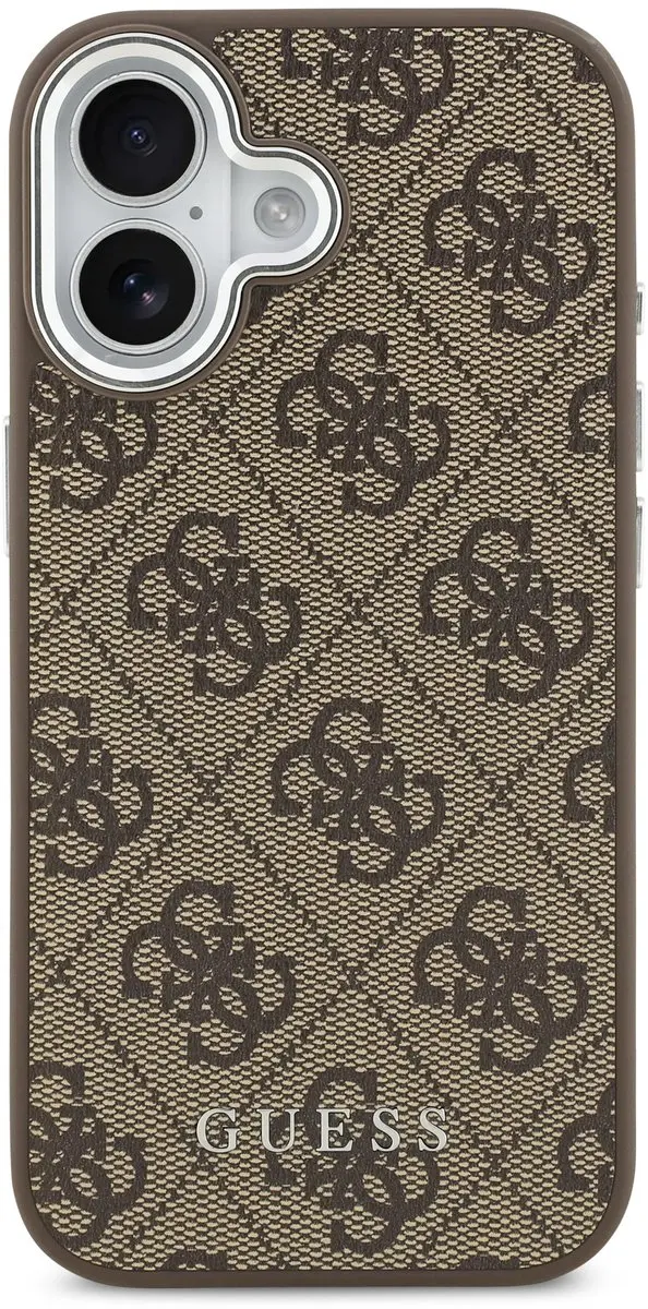 GUESS 4G Backcover iPhone 17 - Bruin - MagSafe