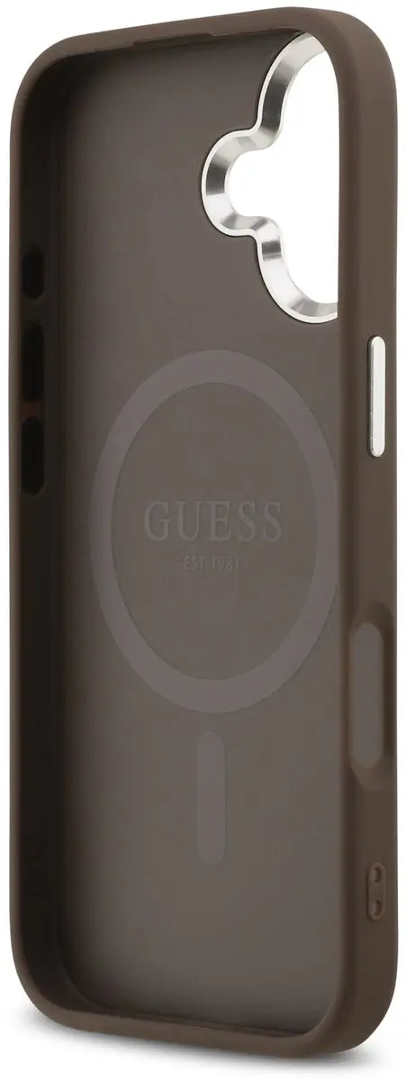 GUESS 4G Backcover iPhone 17 - Bruin - MagSafe